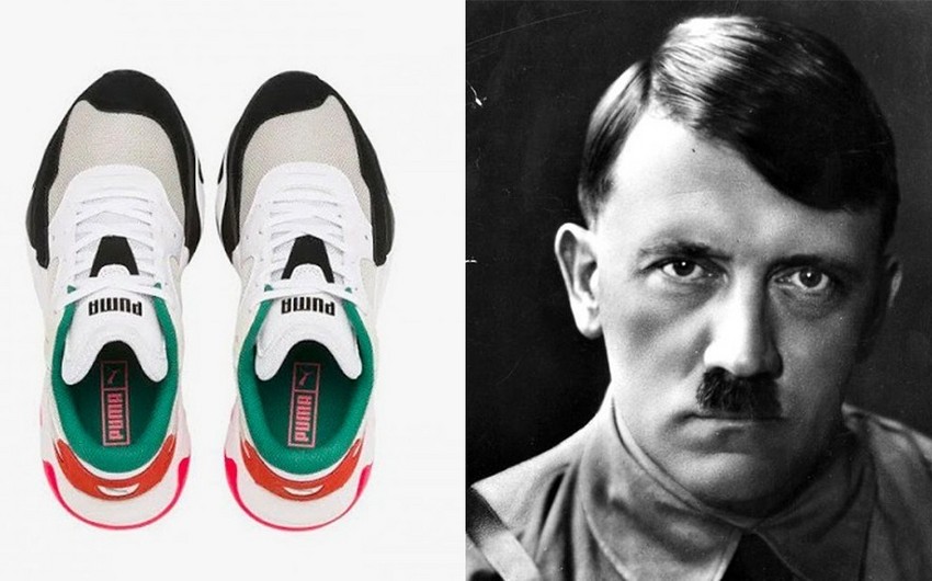 В кроссовках Puma разглядели портрет Адольфа Гитлера
