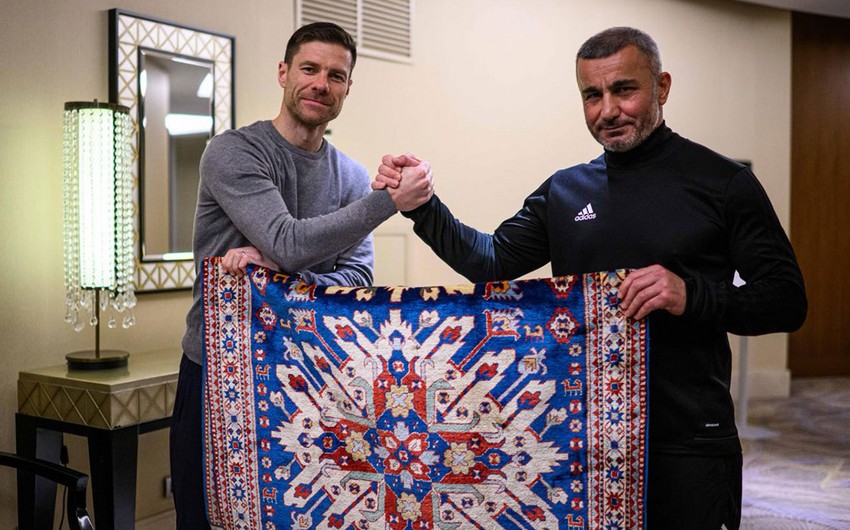 Qarabag head coach meets with Xabi Alonso in Baku