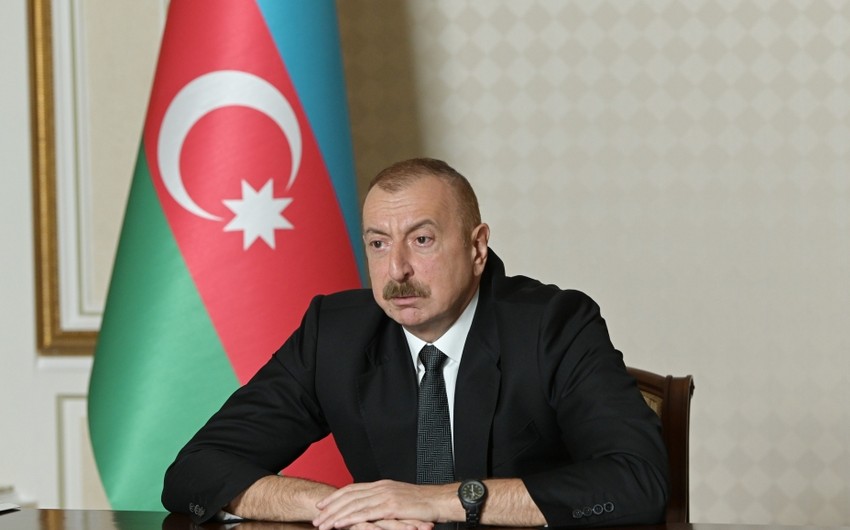 Ilham Aliyev: I restore historical name of Madagiz, it is henceforth called Sugovushan
