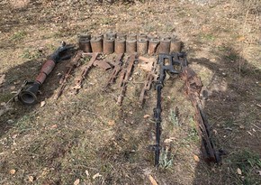 18 landmines, 8 guns discovered in Zangilan