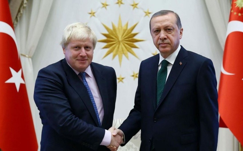 Эрдоган и Джонсон обсудили двустороннее сотрудничество