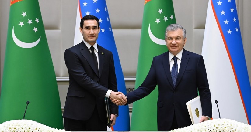 Presidents of Uzbekistan and Turkmenistan discuss bilateral relations