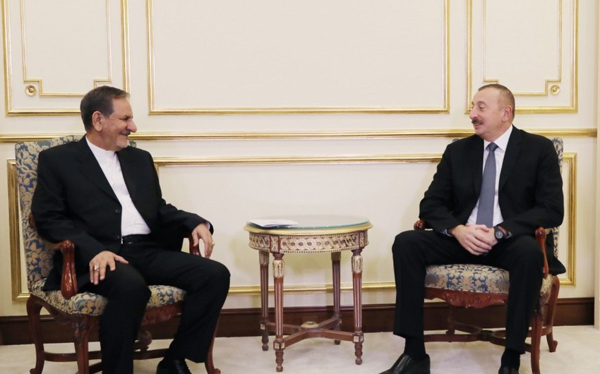 Prezident İlham Əliyev İstanbulda İranın Birinci vitse-prezidenti Eshaq Cahangiri ilə görüşüb - ƏLAVƏ OLUNUB
