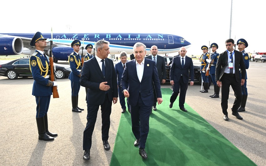 President of Uzbekistan completes his visit to Azerbaijan