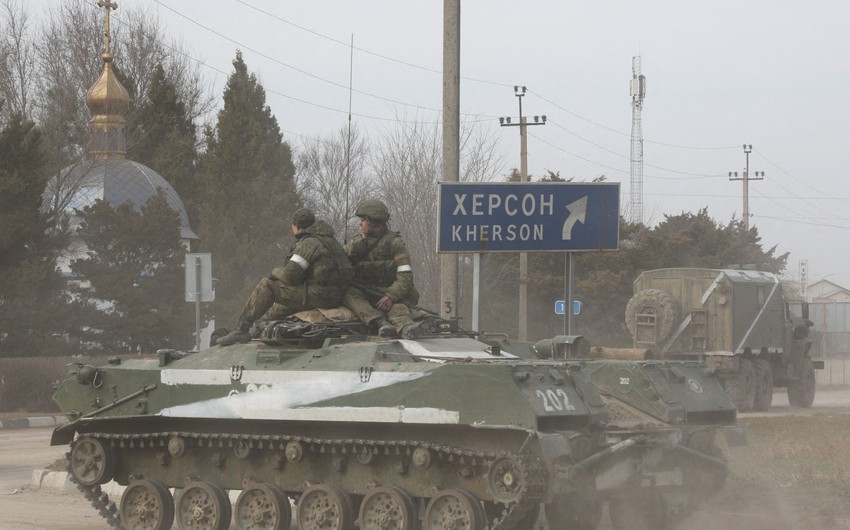 Rusiya qoşunları Ukraynanın Xerson şəhərinə girib