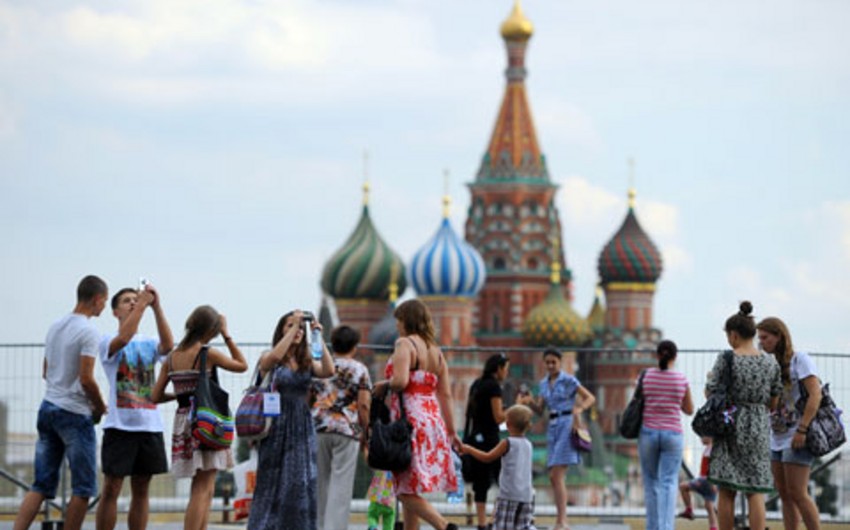 В прошлом году Россию посетили более 800 тысяч азербайджанских туристов