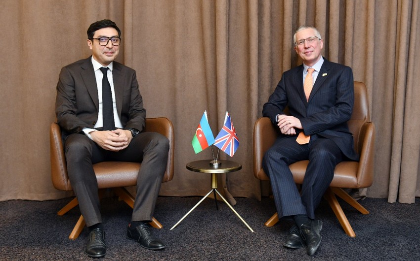 Azerbaijan's Youth&Sports Minister receives British Ambassador