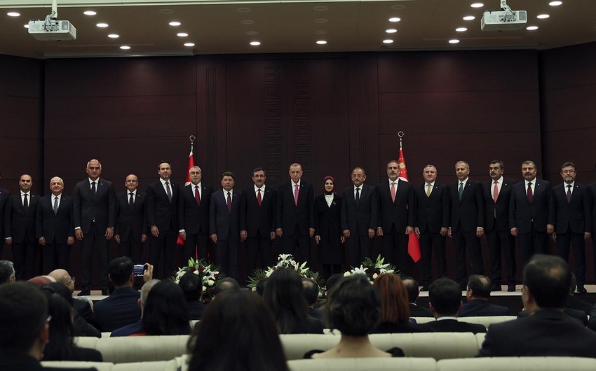 Türkiyə Nazirlər Kabinetinin yeni tərkibdə ilk iclası keçirilir
