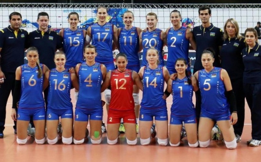 Волейболистки сборной Азербайджана проиграли команде России на международном турнире