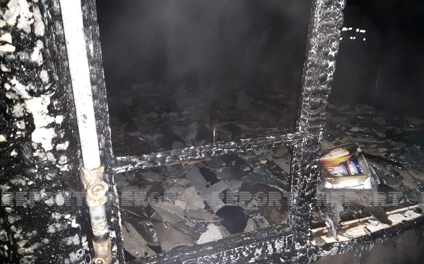 В Гахе трехкомнатный дом сгорел дотла