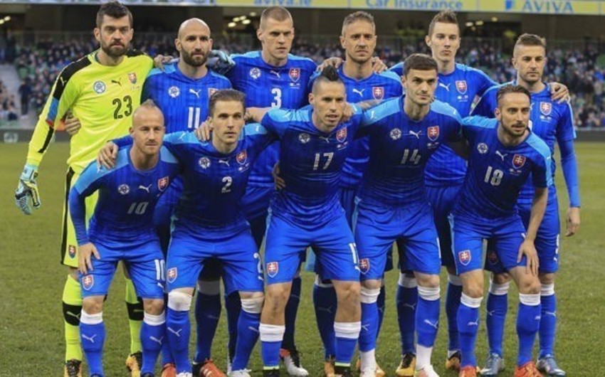 Slovakiya millisi Azərbaycanla oyundan öncə 5 futbolçunu heyətdən kənarlaşdırıb