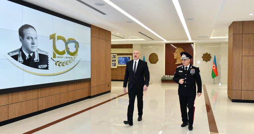 Президент принял участие в открытии новых административных зданий Службы государственной безопасности