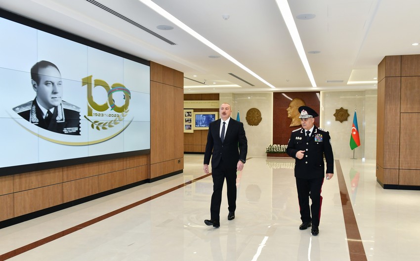 President Ilham Aliyev attends opening of new administrative buildings of State Security Service