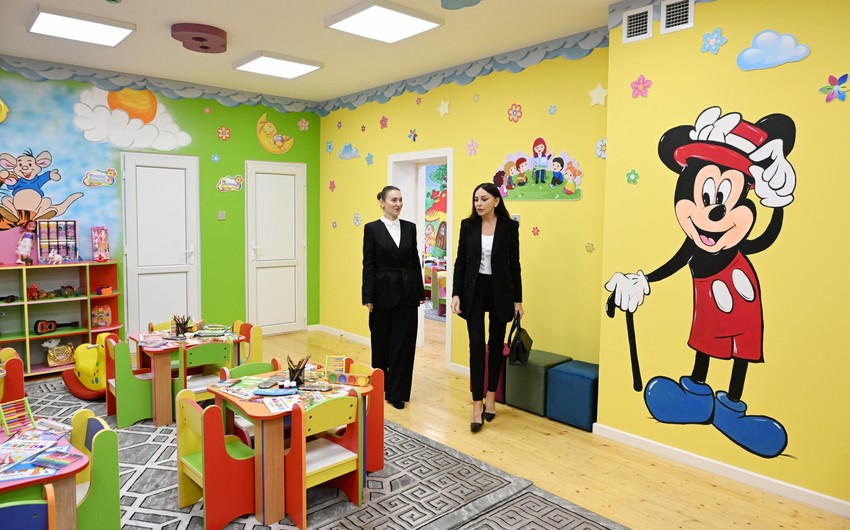 Kindergarten-nursery named after Alim Mammadov inaugurated in Khatai district of Baku after renovation