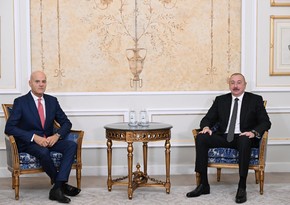 President Ilham Aliyev meets with CEO of Italian company Eni S.p.A. in Rome