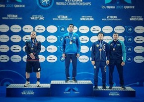 Азербайджанские борцы-ветераны завоевали комплект медалей на чемпионате мира