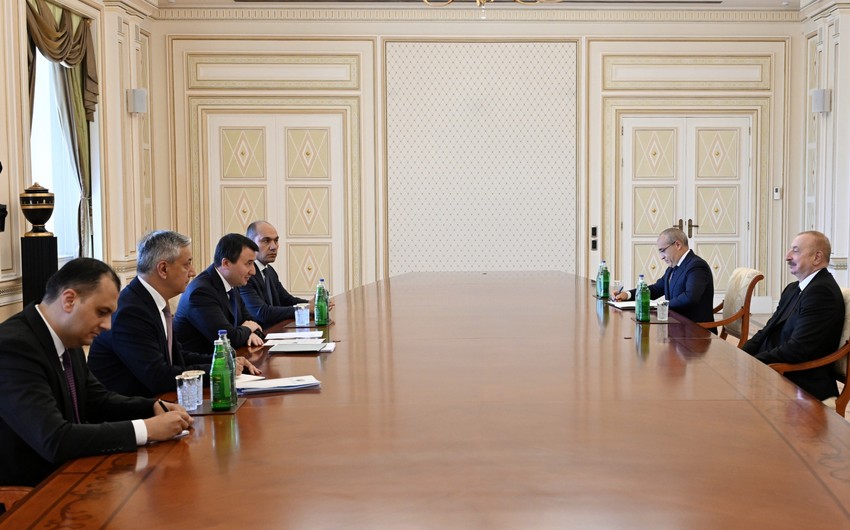 President Ilham Aliyev receives Deputy Prime Minister of Uzbekistan