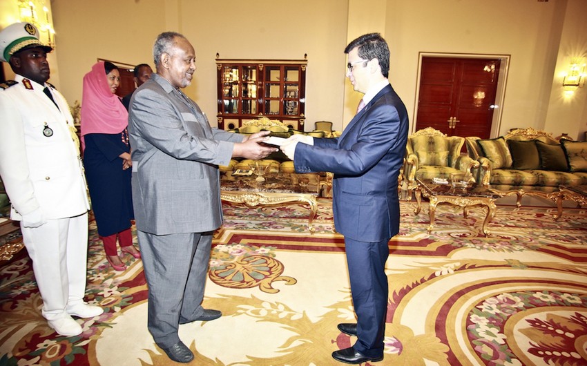 Посол Эльман Абдуллаев вручил верительные грамоты президенту Джибути - ФОТО