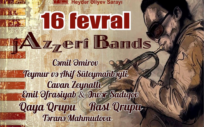 Во Дворце Гейдара Алиева пройдет концерт известных азербайджанских исполнителей джаза