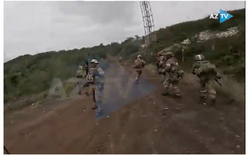 Real combat footage from Karabakh anti-terror operation: Enemy positions captured in short time