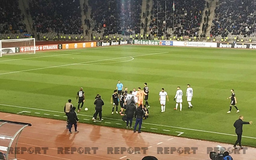 Qarabağ - Omoniya matçında insident baş verib