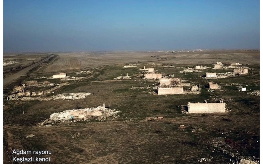 Video footage of liberated Keshtazli village of Aghdam