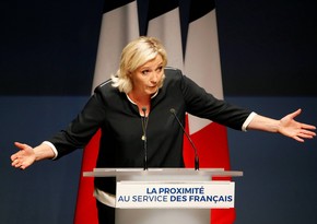 Marin Le Pen yenidən “Milli Birlik” fraksiyasının lideri olub