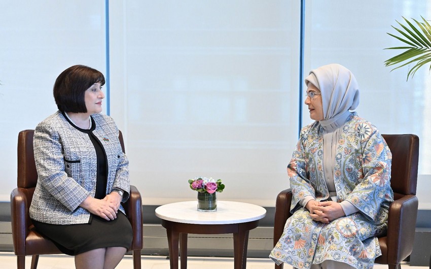 Emine Erdogan highly appreciates Azerbaijan's support related to earthquake