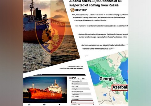 Разоблаченный фейк авторитетного издания: В Албании задержан российский танкер, отправившийся из Азербайджана