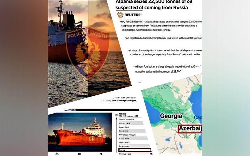 Exposed fake news of authoritative publication: Russian tanker that departed from Azerbaijan detained in Albania