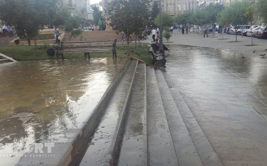 Baku launches 12 projects on improvement of rainwater drainage system