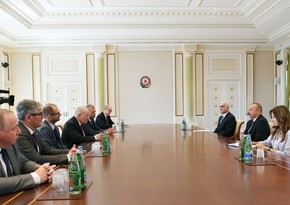 President Ilham Aliyev received delegation led by head of Swiss Federal Department of economic affairs, education and research