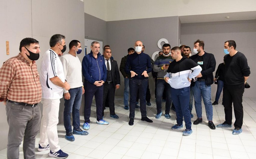 Su İdmanı Sarayında jurnalistlər üçün tanışlıq turu təşkil olunub