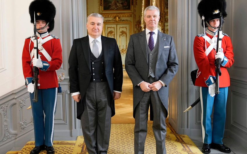 Azerbaijani Ambassador presents his credentials to Queen of Denmark