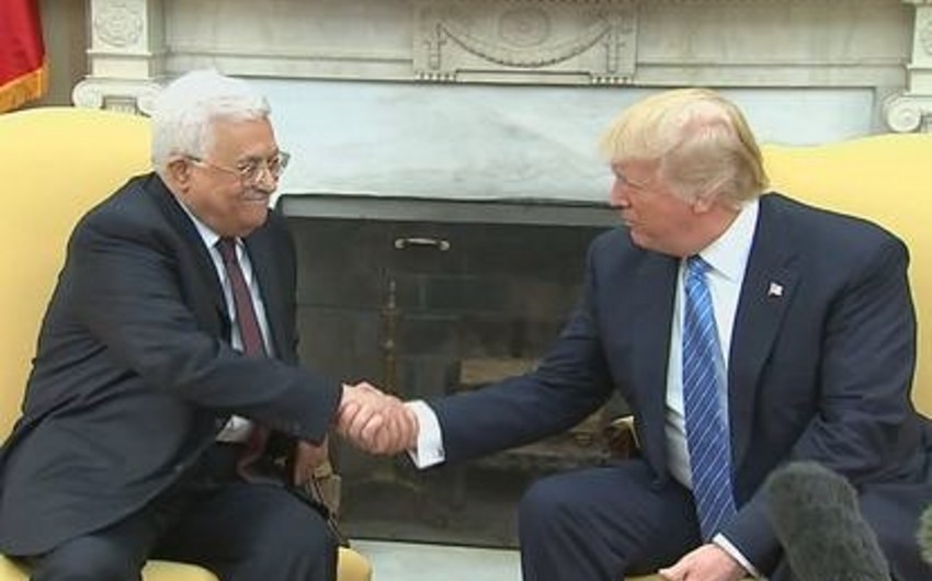 Donald Trampla Mahmud Abbasın görüşü başa çatıb