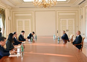 Ilham Aliyev receives South Korean Presidential Committee chairman