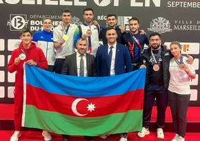 Azərbaycan karateçiləri “Marsel Open” turnirində 5 medal qazanıblar