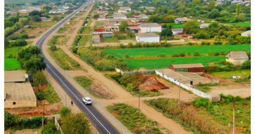 Neftçalada 42 km uzunluğa malik yolların yenidən qurulması yekunlaşıb