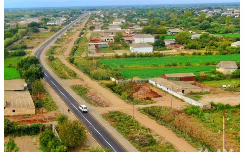 Neftçalada 42 km uzunluğa malik yolların yenidən qurulması yekunlaşıb