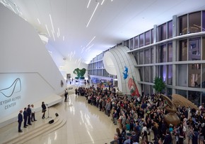 Italian sculptor Lorenzo Quinn’s Equilibrium in Nature exhibition opens at Heydar Aliyev Center