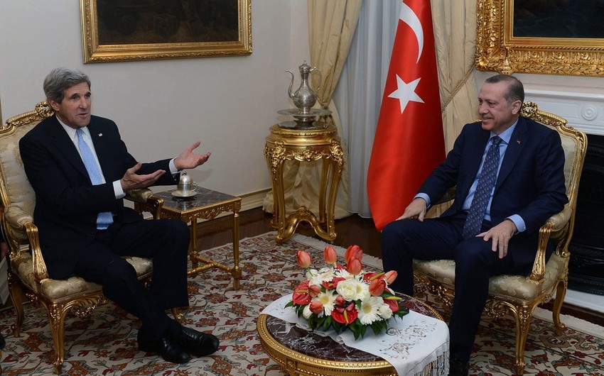 ​Türkiyə prezidenti ABŞ-ın dövlət katibi ilə görüşüb