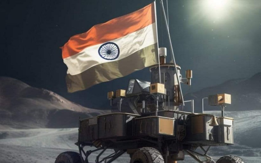 Indian moon rover rolls onto moon's surface