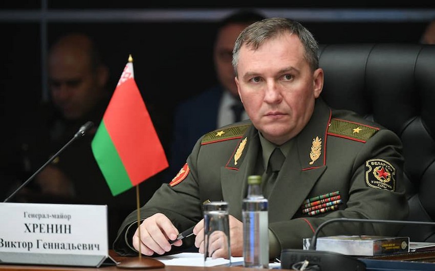 Belarus defense minister arrives in Iran