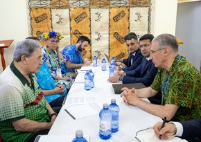 Muxtar Babayev Yeni Zelandiya Baş nazirinin müavini ilə görüşüb