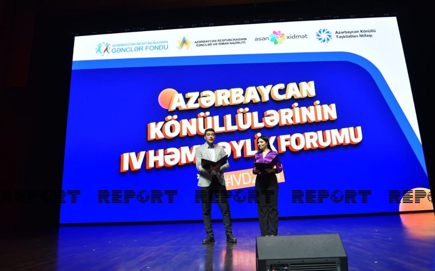 Azərbaycan Könüllülərinin IV Həmrəylik Forumu keçirilib-