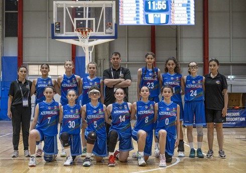 Азербайджанские баскетболистки одержали вторую победу на чемпионате Европы 