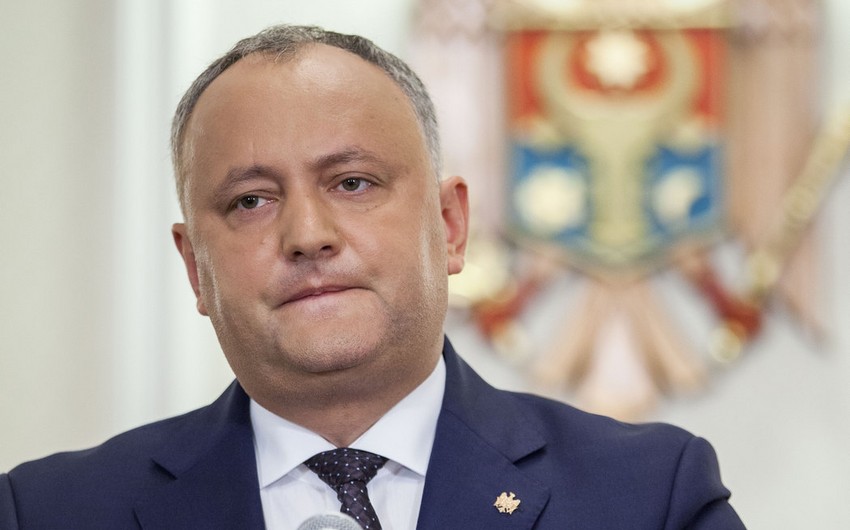 Moldova prezidenti parlamenti buraxmaq niyyətindədir
