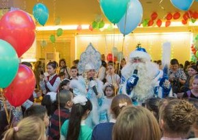 Festivity arranged in Moscow by Russian Representative Office of Heydar Aliyev Foundation for orphans and children deprived of parental car