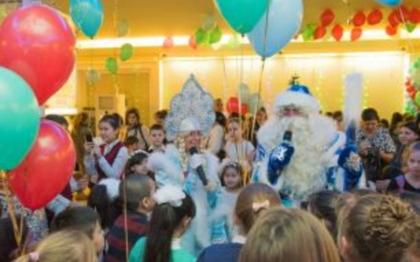 Festivity arranged in Moscow by Russian Representative Office of Heydar Aliyev Foundation for orphans and children deprived of parental car