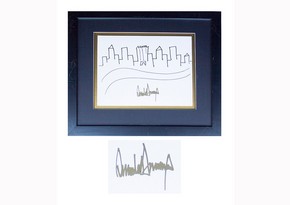 Donald Trump's sketch sold for $ 29,000